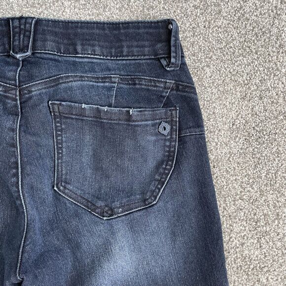 Democracy Ab Solution Booty Lift Jegging Dark Indigo Jeans Womens Size 2 - Picture 4 of 12